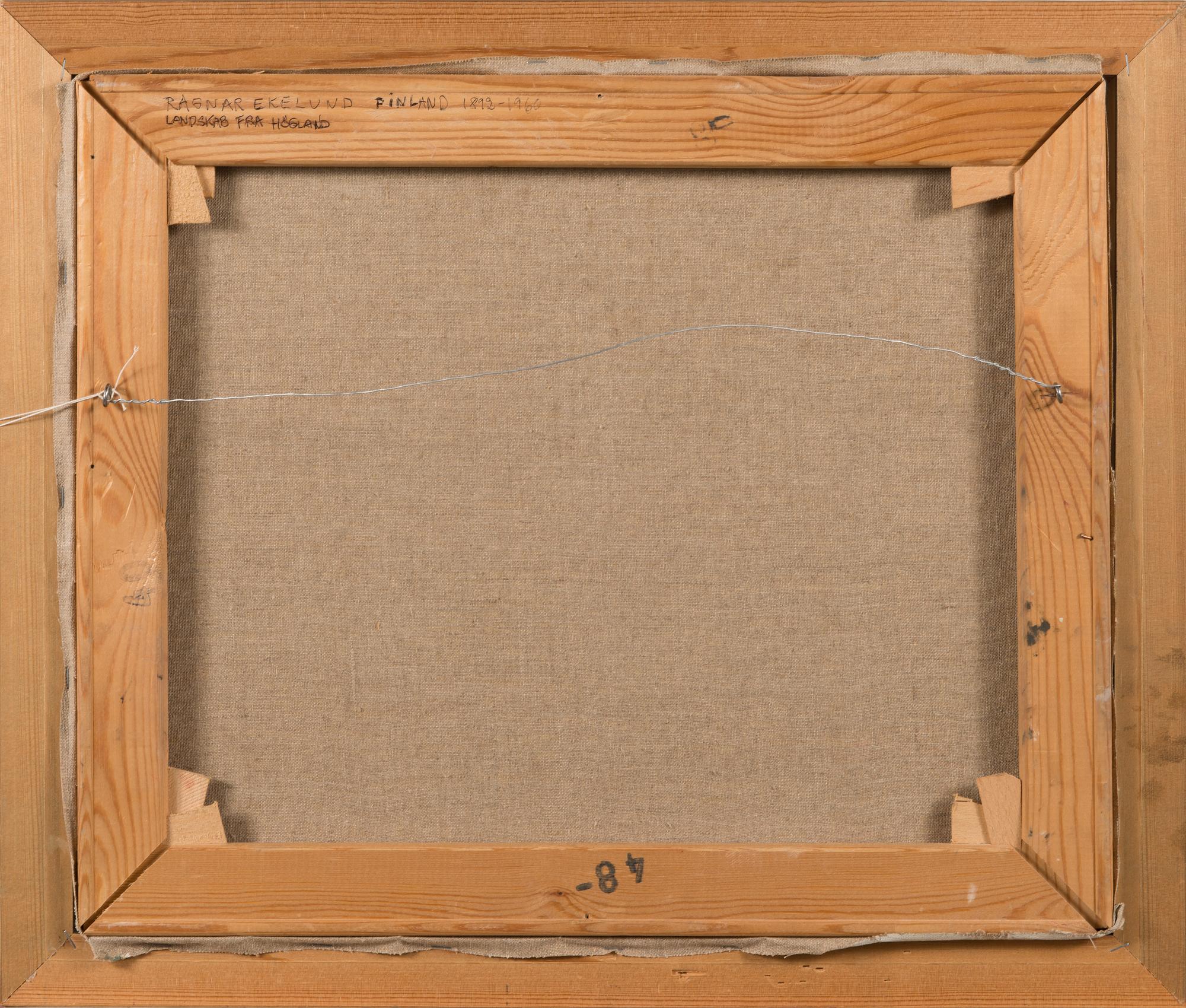 TUNTEMATON TAITEILIJA 1900-LUKU, öljy kankaalle, ei signeerattu.