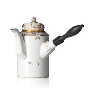 541. A Royal Copenhagen 'Flora Danica' coffee pot with cover, Denmark, 20th century.