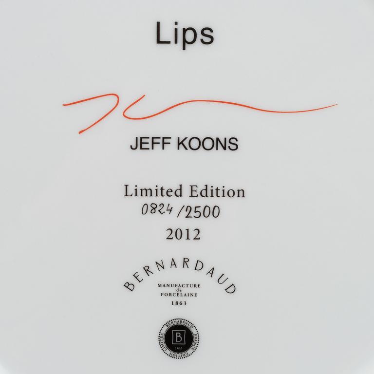 Jeff Koons, plate/multiple, 824/2500.