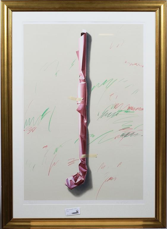 YRJÖ EDELMANN, färglitografi. Sign och numr 4/150.