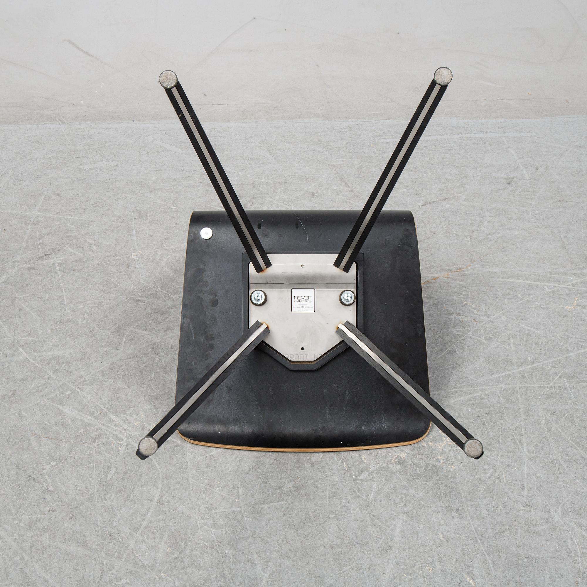 A set of six chairs by Henrik Lehm for Naver Collection.