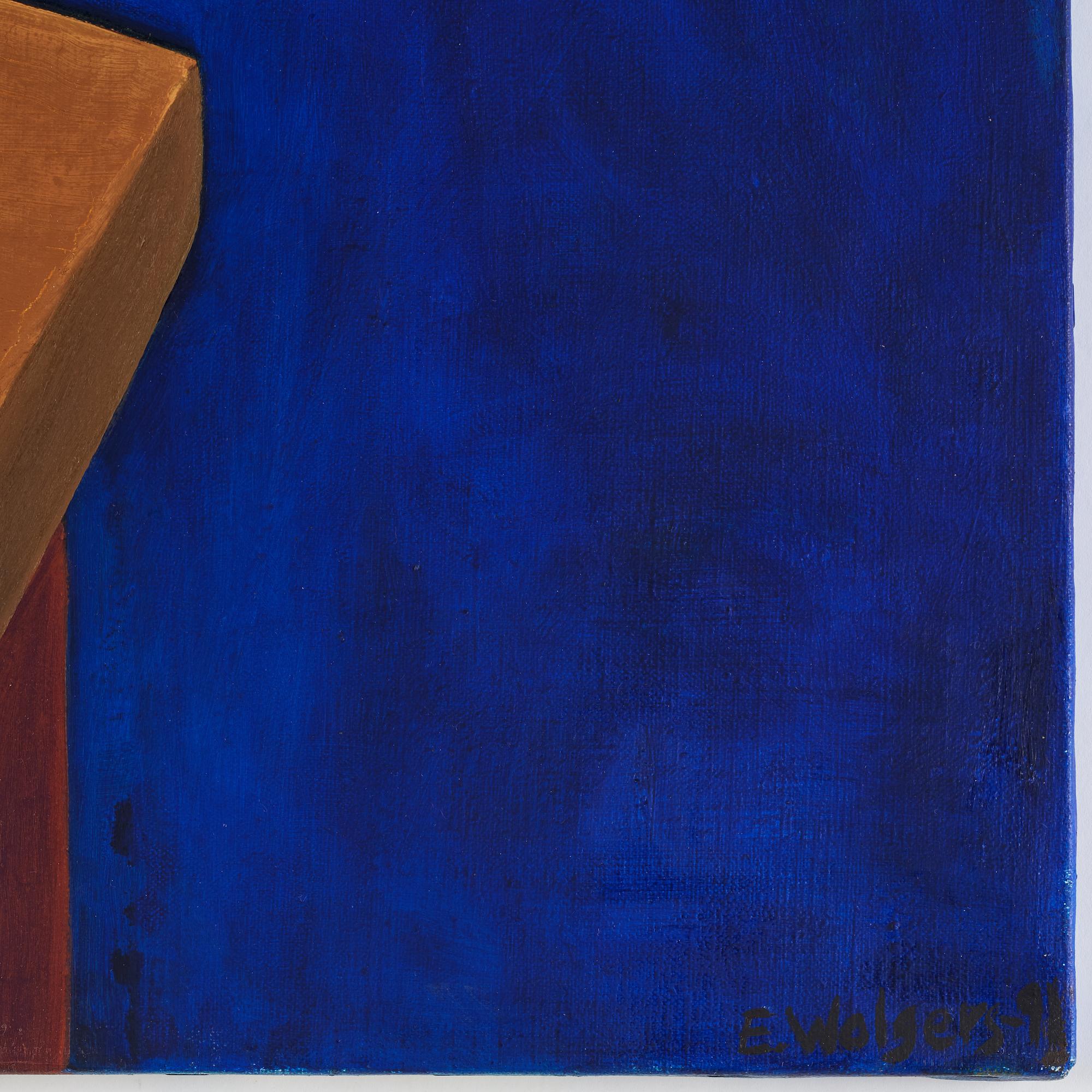 Eva Wolgers, oil on canvas, signed and dated -91.