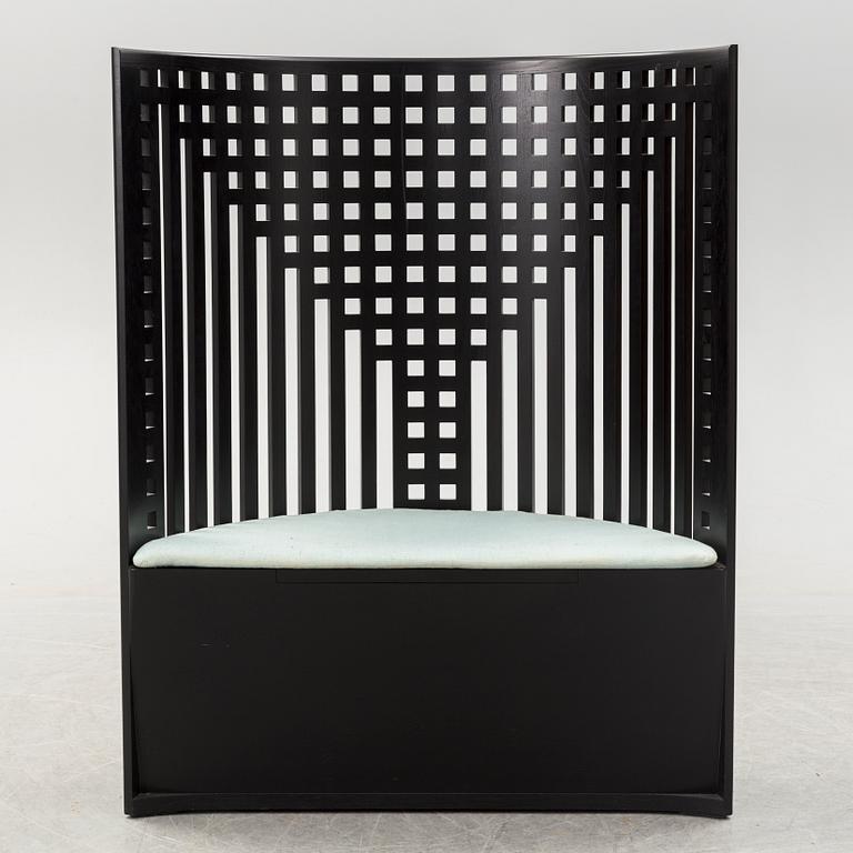 CHARLES RENNIE MACKINTOSH, a 'Willow' oak chair from Cassina.