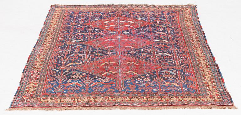 A carpet, Afshar, circa 230 x 140 cm.