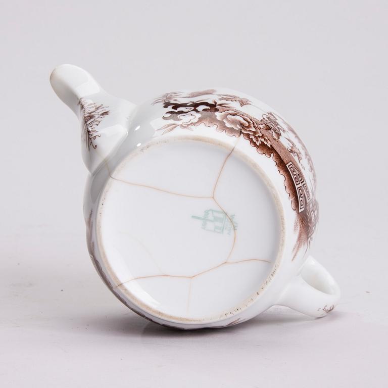 SERVISDELAR, 5 st, porslin, "Singapore", Arabia 1917-27 och 1932-49.