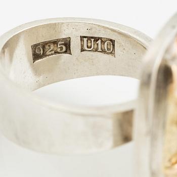 Sven-Erik Högberg, a ring, sterling silver, Gothenburg 1994.