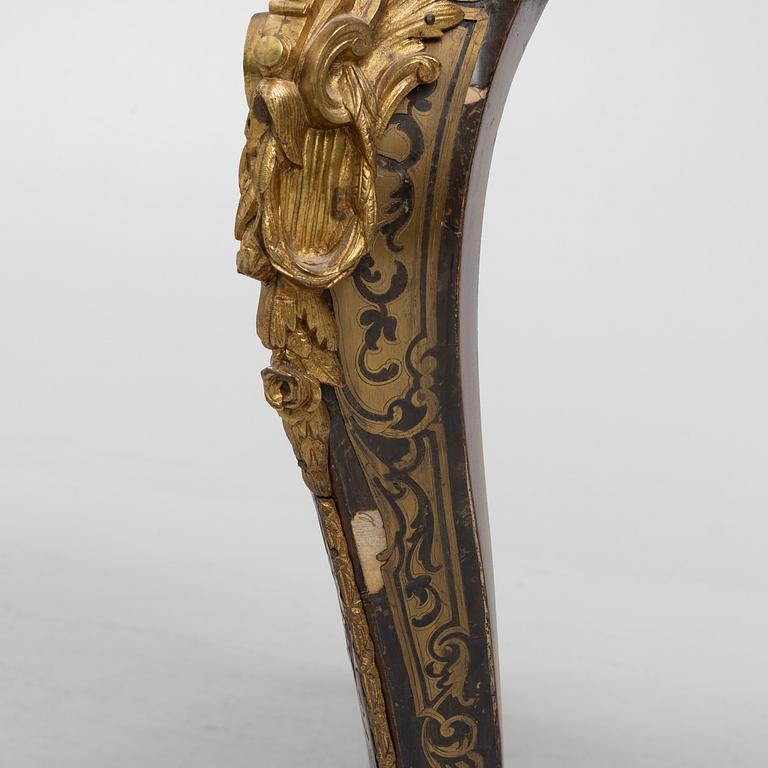 A Boulle style desk, second half of the 19th Century.