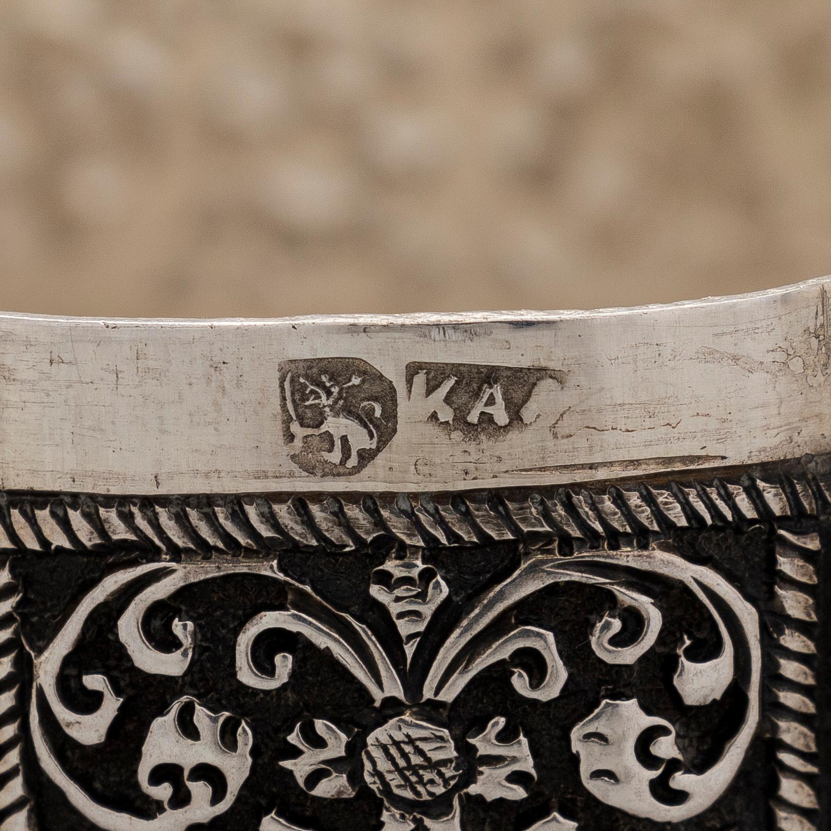 Dosa, silver, Kandyan Arts Association, Sri Lanka, sannolikt 1900-talets första hälft.