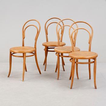 STOLAR, 4 st, Thonet, 1900-talets första hälft.