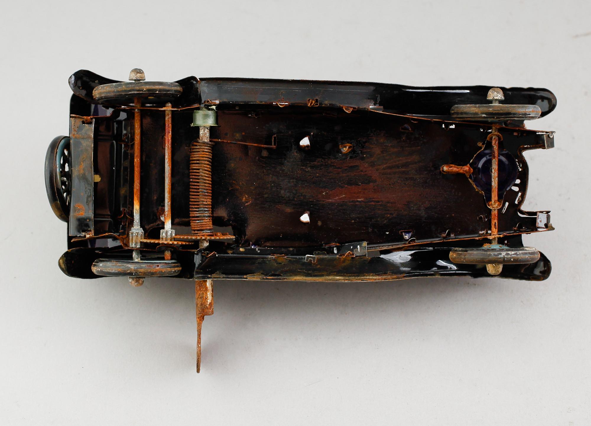 LEKSAK, plåtbil, Mettoy, England, 1900-talets mitt.