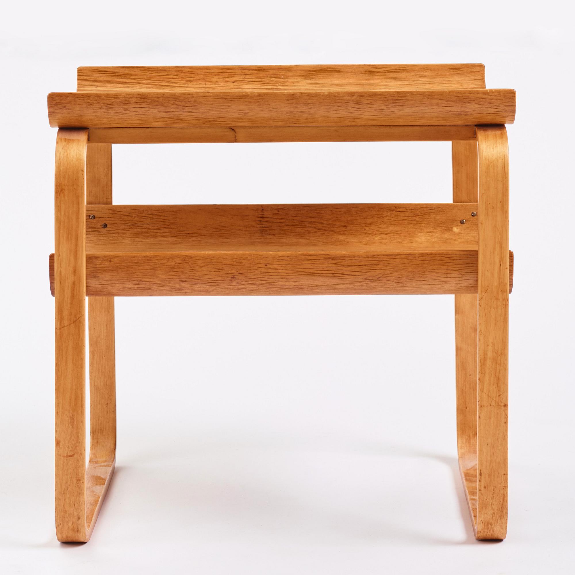 Alvar Aalto, a 'model 75' side table, Swedish Artek, Aalto Design Hedemora, Sweden 1946-56.