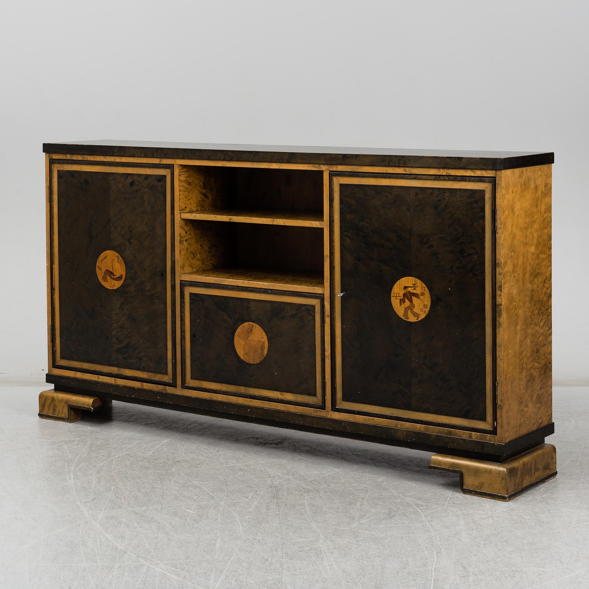 OTTO SCHULZ, skåp / sidebard, BOET, 1930-tal.