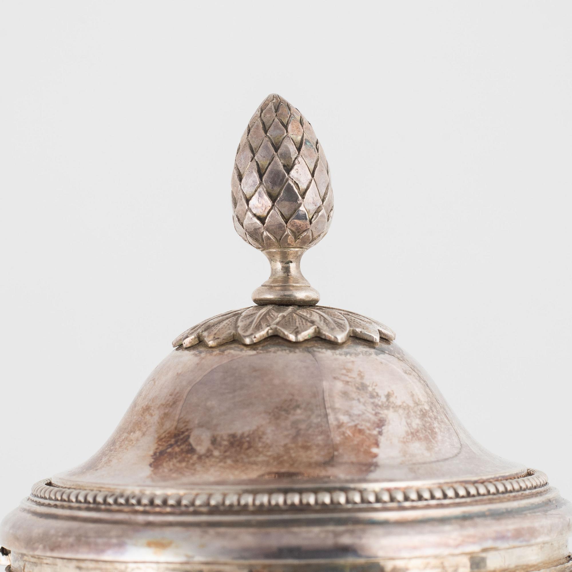 A Swedish silver coffee-pot, mark of Jacob Engelberth Torsk (daughter Sigrid Torsk), Stockholm 1899.