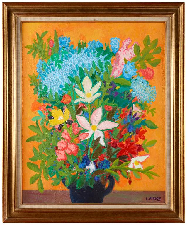 Lennart Jirlow, Still life with flowers.