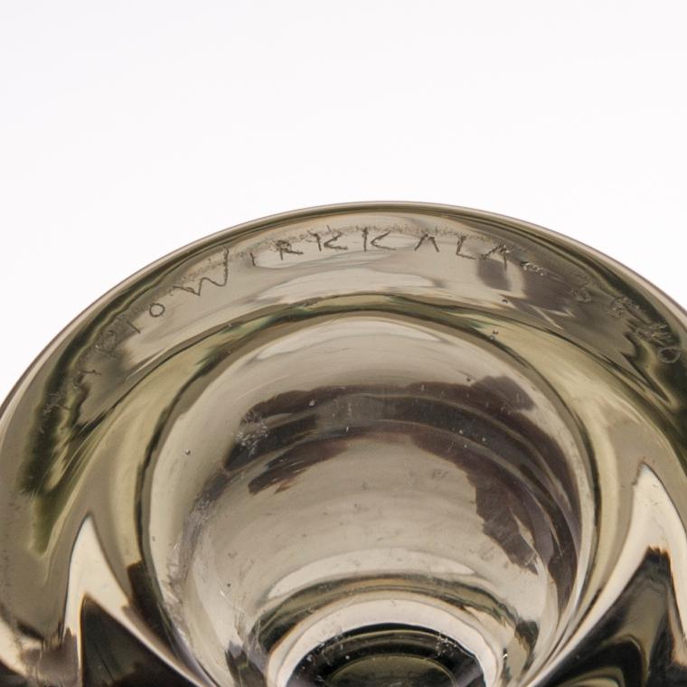 VAS, glas, signerad TAPIO WIRKKALA - 3580.