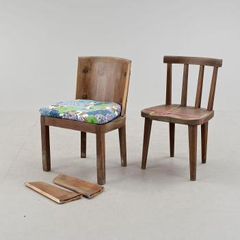 KARMSTOL samt STOL,"Lovö" respektive "Utö" Axel Einar Hjorth, Nordiska Kompaniet 1930-tal.