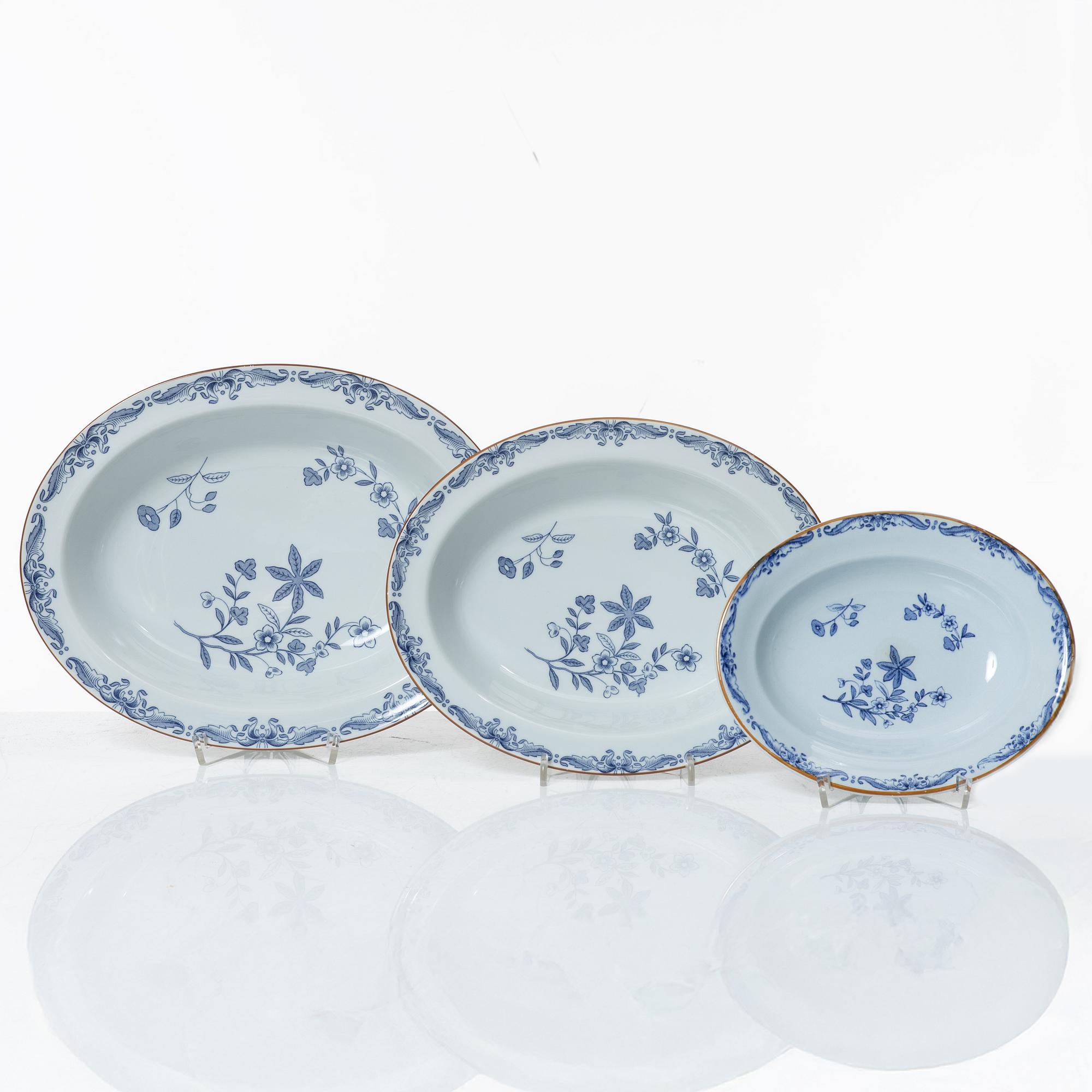 An 111-piece 'Ostindia' porcelain dinner service, Rörstrand.