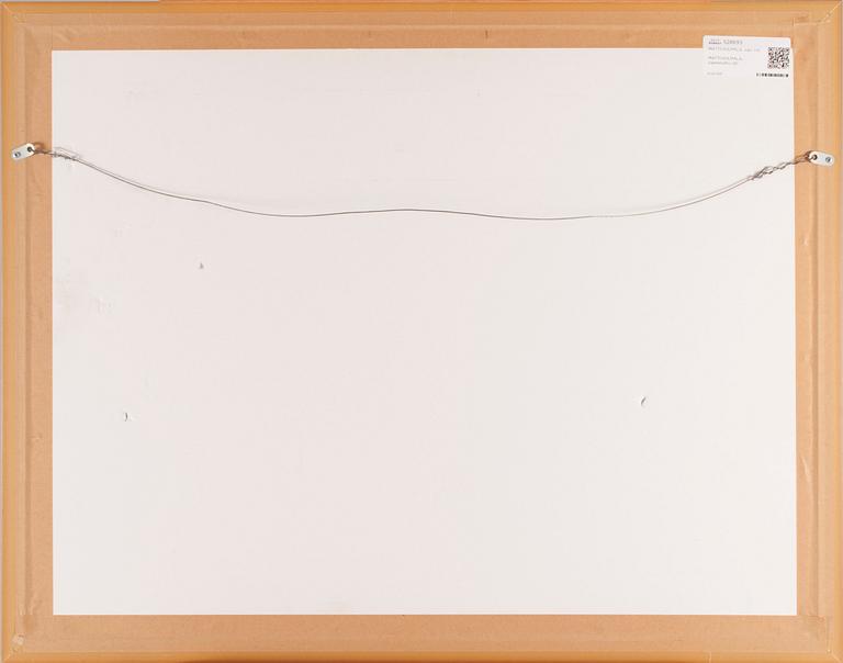 MATTI KULMALA, gouache, signerad.