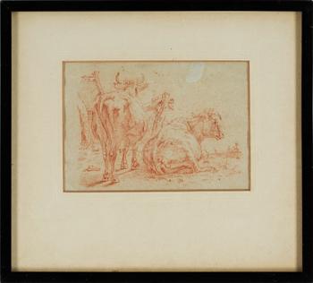 Paulus Potter · PAULUS POTTER, hans krets, rödkrita.