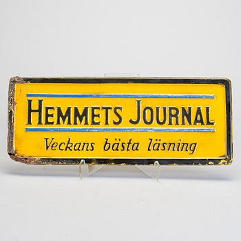 REKLAMSKYLT, 1900-talets mitt.
