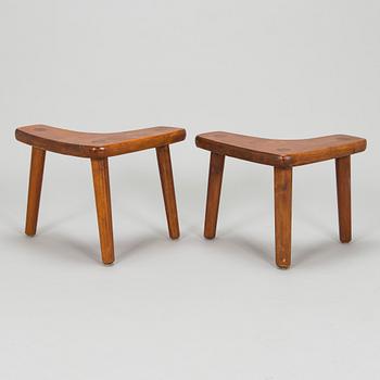 A pair of 1960/1970s stools, Finland.