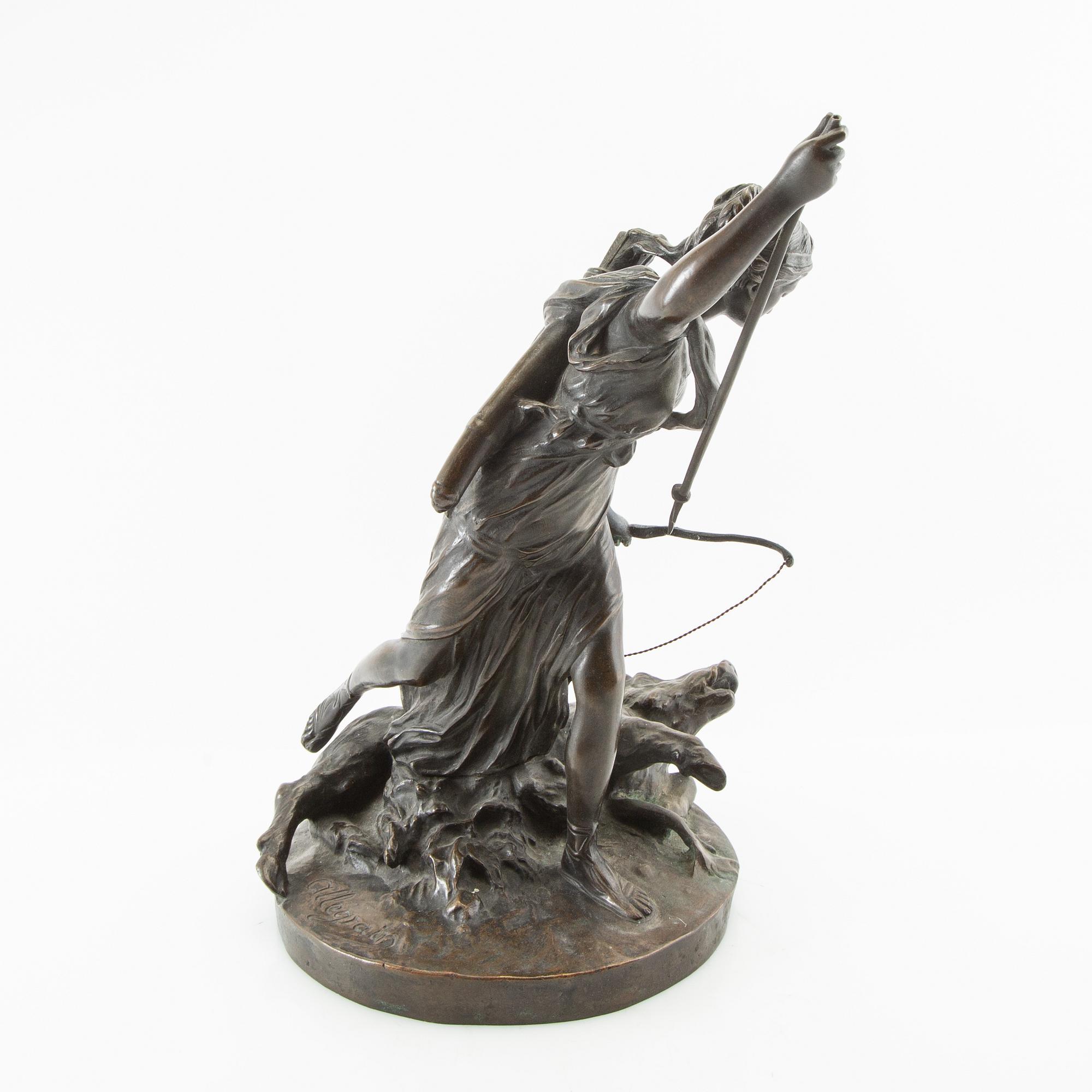 Christophe Gabriel Allegrain, efter Diana med vildsvin.