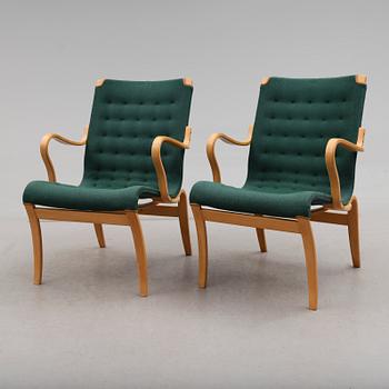 KARMSTOLAR, 1 par, "Mina", Bruno Mathsson, Mathsson International.