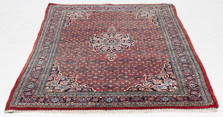 An old Bidjar rug, c. 225 x 143 cm.