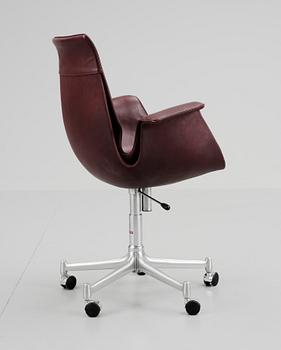 SKRIVBORDSSTOL, 'Tulip', Preben Fabricius & Jørgen Kastholm, Kill International, Tyskland. 1960-70-tal.