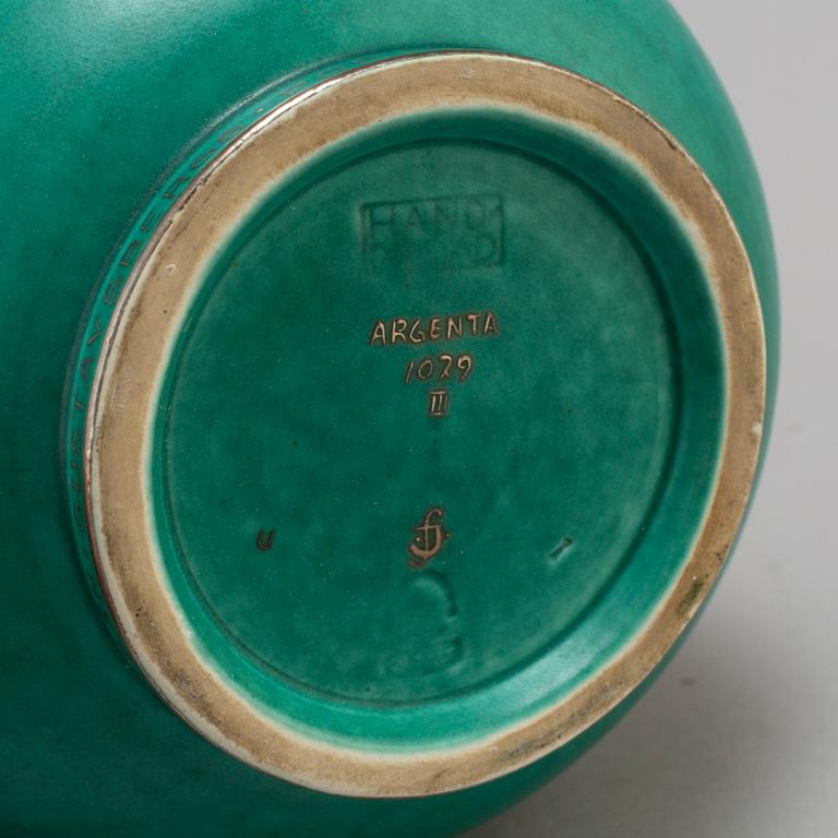 WILHELM KÅGE, vas, stengods, "Argenta", Gustavsberg.