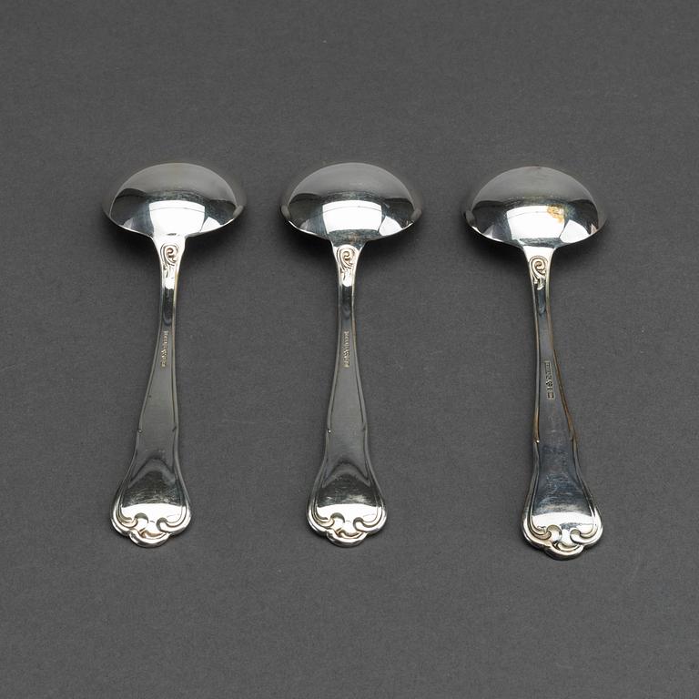 SKEDAR, silver, 12 st MEMA Lund, 1960-tal.
