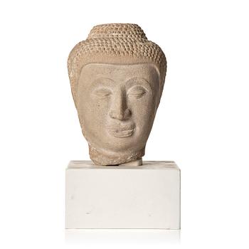 1092. Skulptur, sandsten, Thailand, Ayutthaya period, 17th century.