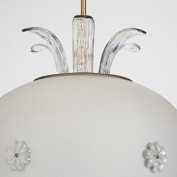 Harald Notini, a ceiling lamp, model "11553", Arvid Böhlmarks Lampfabrik, 1940s.