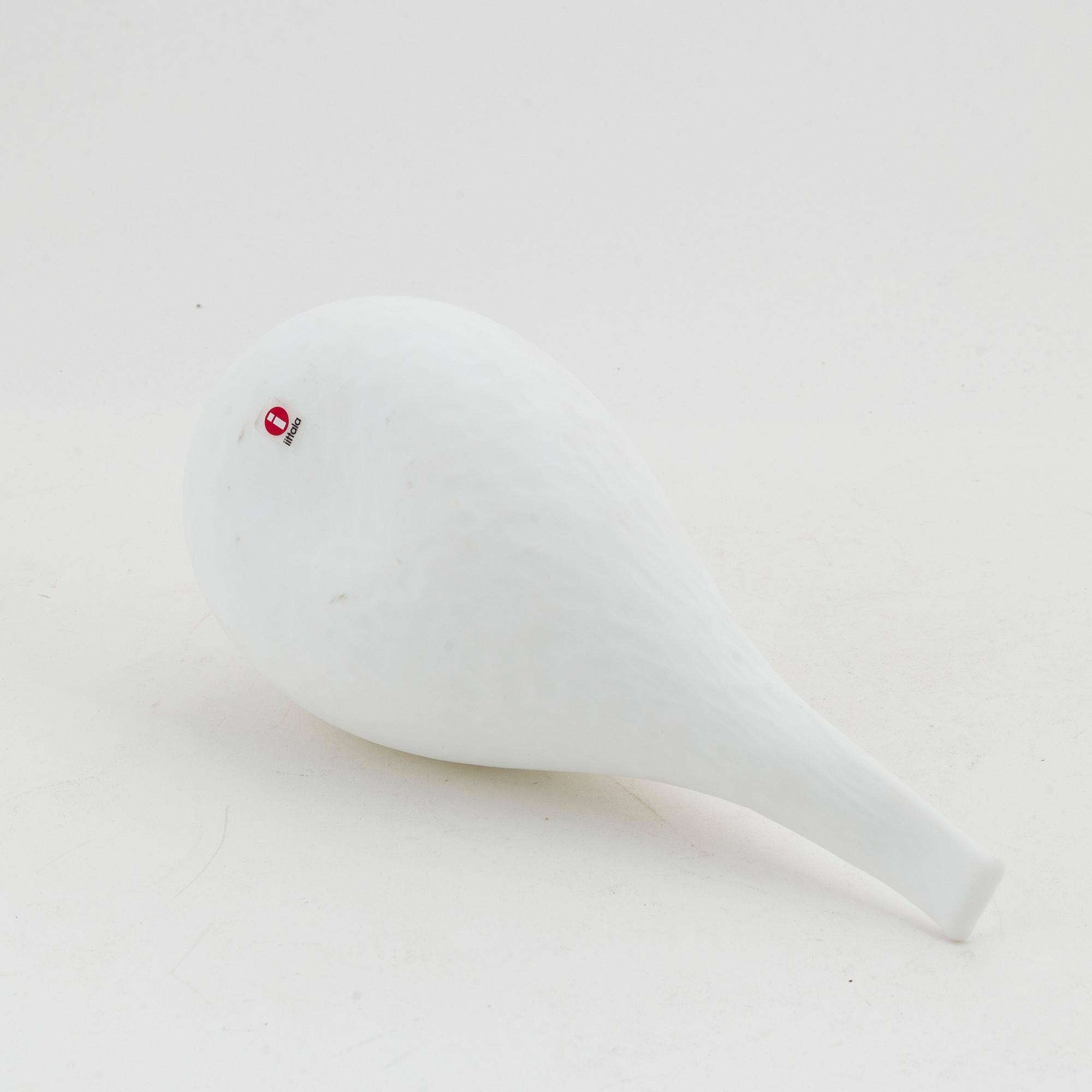 Oiva Toikka, a glass bird, Nuutajärvi Notsjö, signed, 2007.