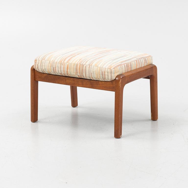 Ole Wanscher, a 'Senator' teak ottoman, CADO, Denmark.