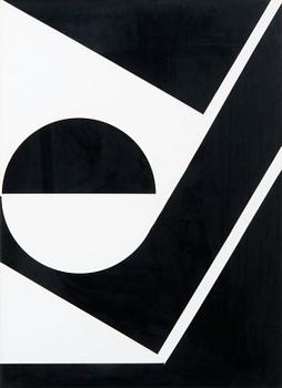 260. Lars-Gunnar Nordström, BLACK AND WHITE COMPOSITION.