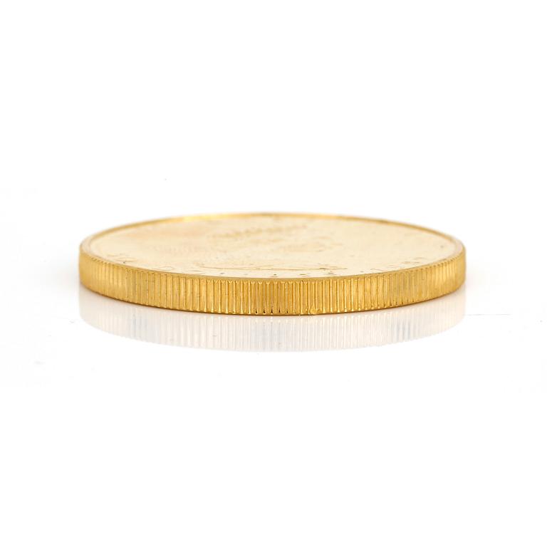 GULDMYNT, 50 Dollars, Canada 1982. Vikt ca 31 g.