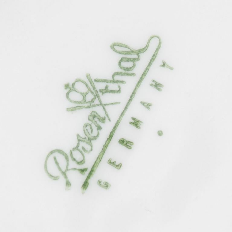 MATSERVIS, ca 50 delar, porslin Rosenthal Germany.
