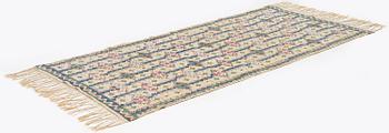 Märta Måås-Fjetterström, a textile, 'Törnet' flat weave, c. 187 x 88 cm, signed MMF.