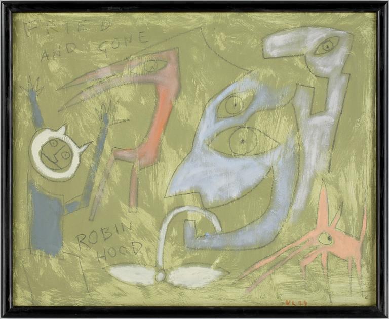 ULF LUNDELL, olja på duk, monogramsign o dat 93.