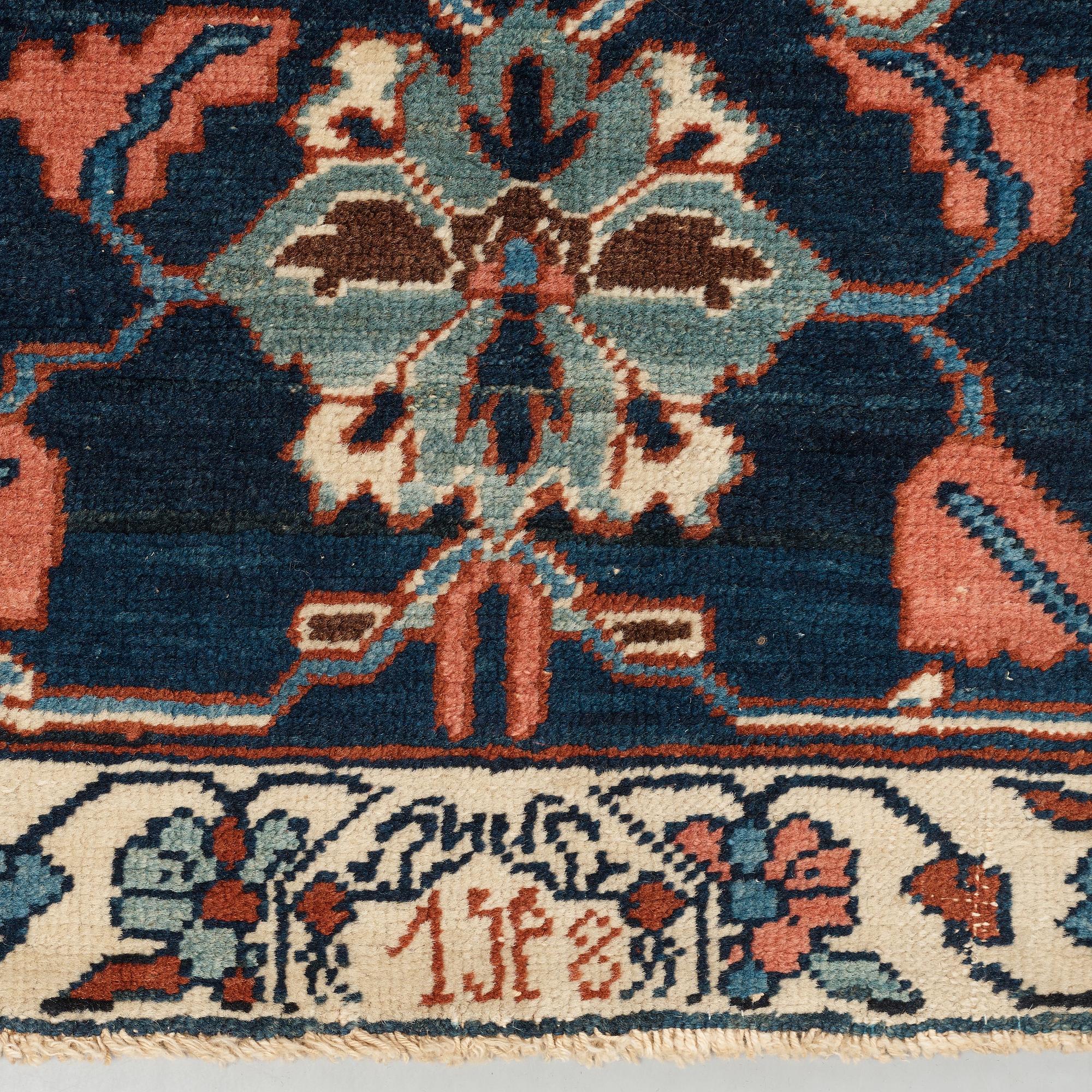 MATTO, an antique Bakshaish, ca 693 x 398,5 cm, dated "1298"AH/1880 AD probably.