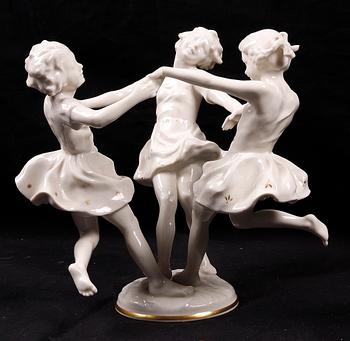 FIGURIN, porslin, Hutchenreuther. 1900-talets andra hälft.