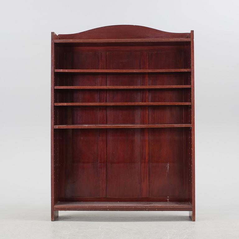 An early 20th century mahogany bookshelf.