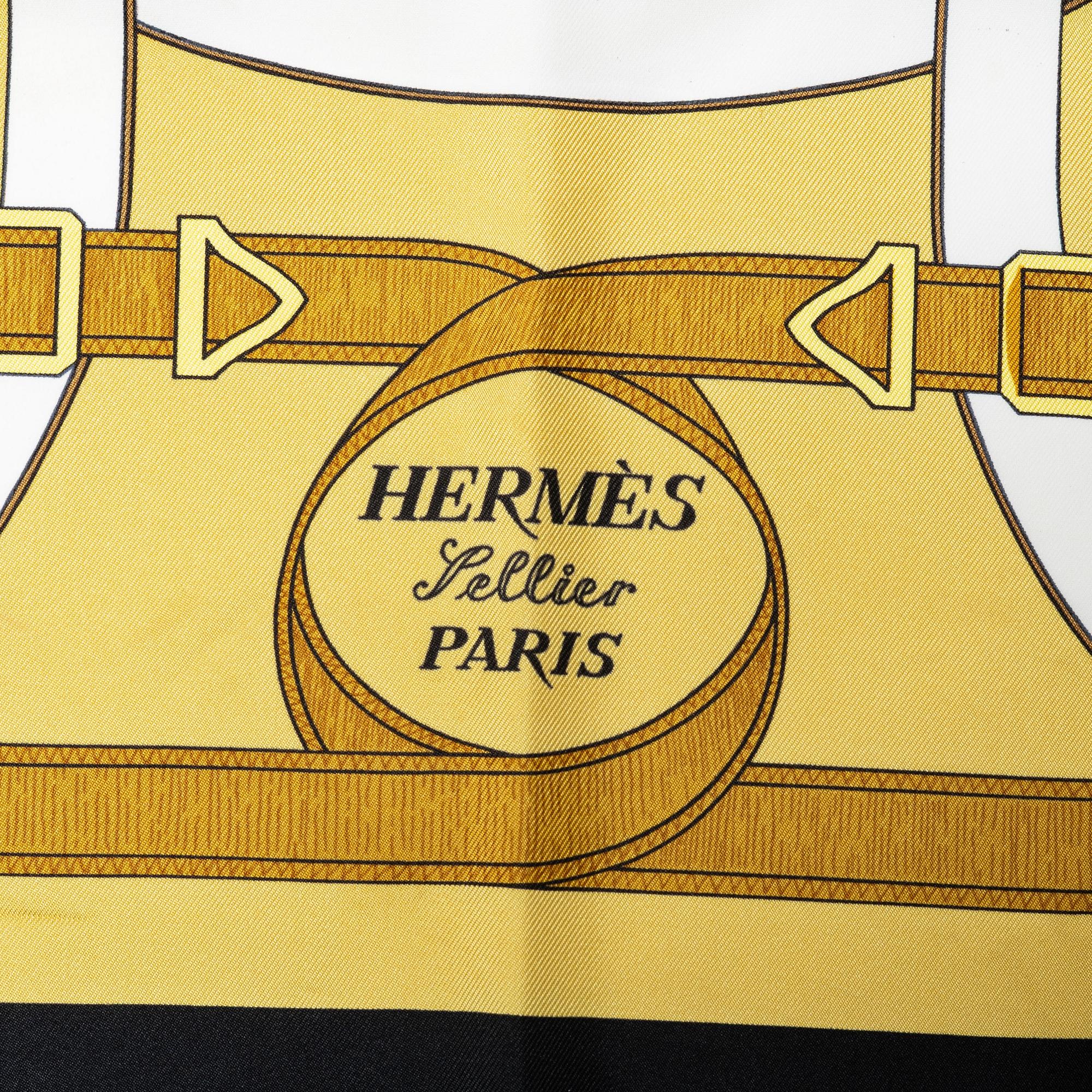 Hermès, scarf, "Eperon d'Or".