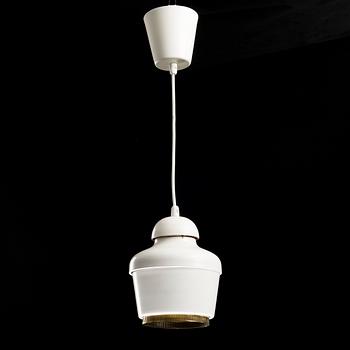 ALVAR AALTO, A PENDANT LAMP A 330. Golden Bell.