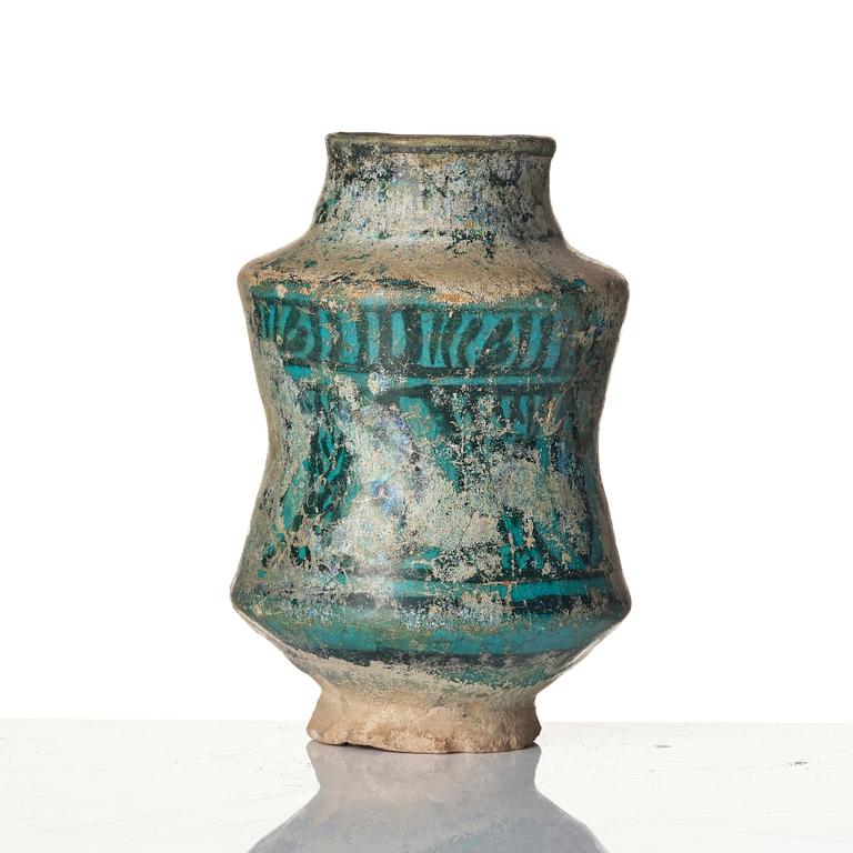 Kärl, lergods, persisk Keshan, 1200-tal.