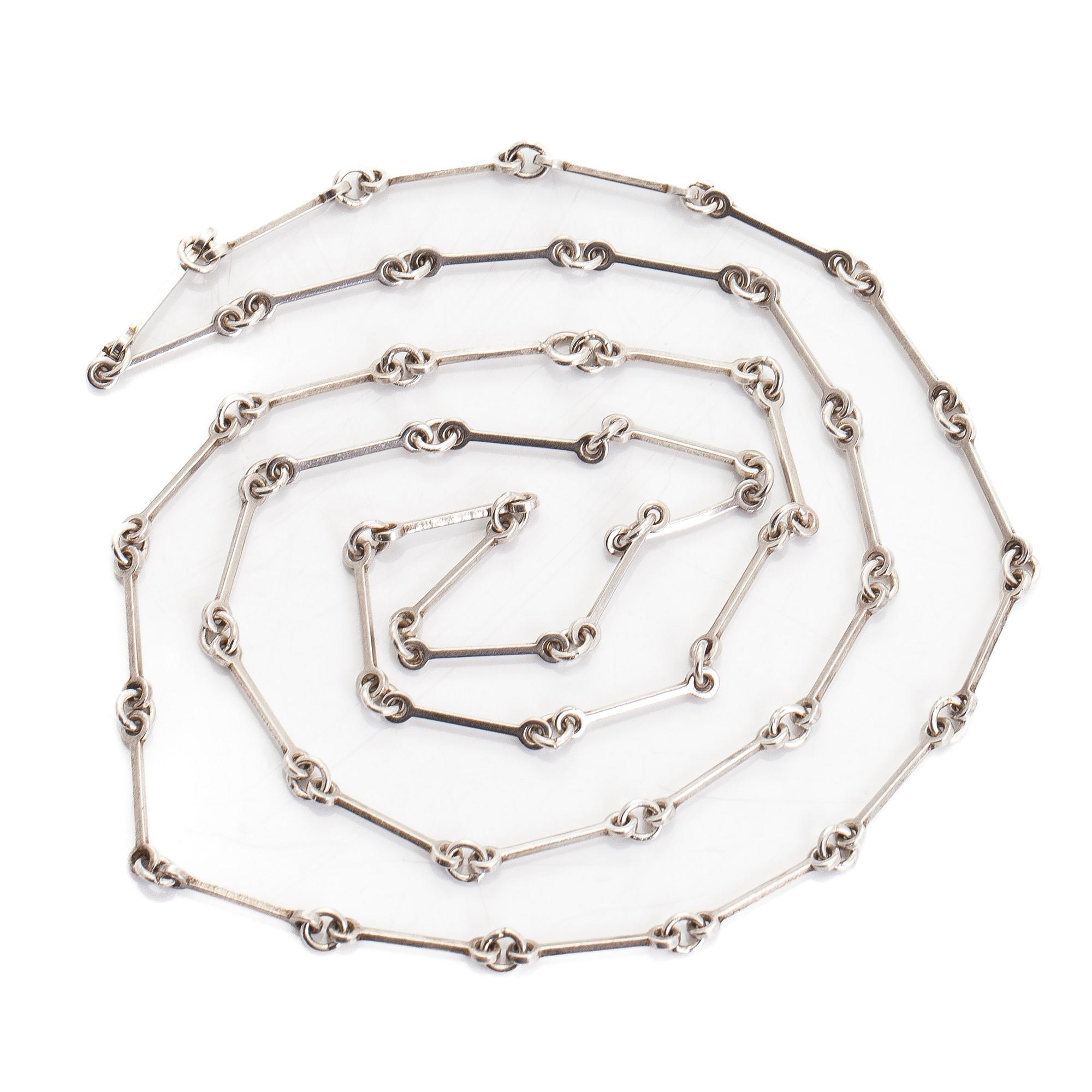 Björn Weckström, kaulaketju, "Hopeapolku", sterlinghopeaa, Lapponia.