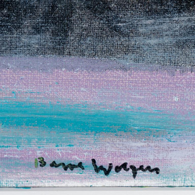 Beppe Wolgers, oil on canvas, signed.
