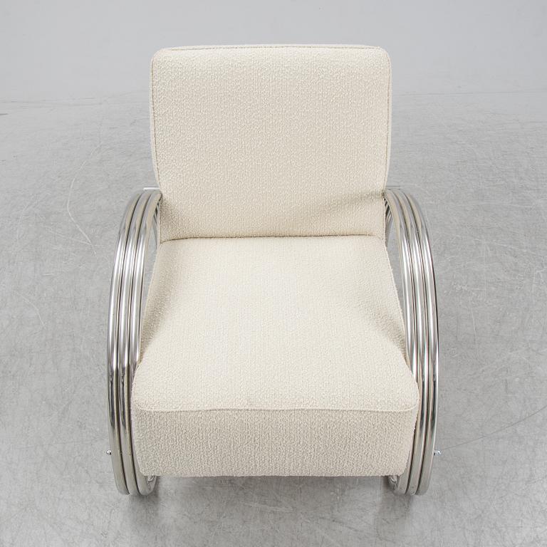 Kem Weber, after, a 'Hudson Street Lounge Chair' from Ralph Lauren, 21st Century.