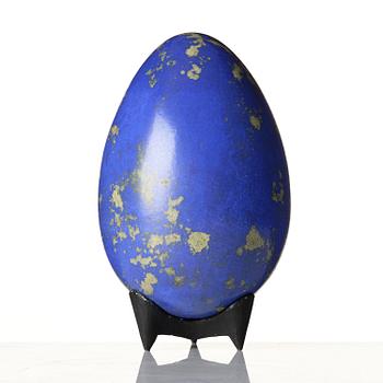 Hans Hedberg, a faience sculpture of an egg, Biot, France.